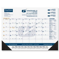 Calendar Desk Pads (Blue & Gold Pre-Printed Calendar)